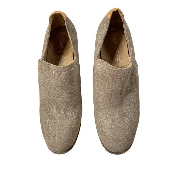 TOMS Shaye Booties Dusty Gold Star Women’s size 9.5 - Picture 2 of 8